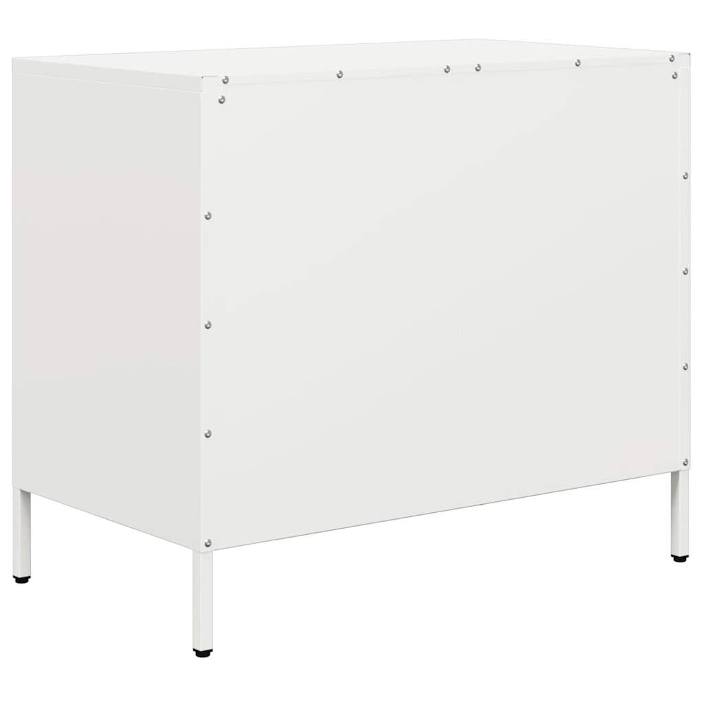 Buffet blanc 68x39x58,5 cm acier laminé à froid - XIOS
