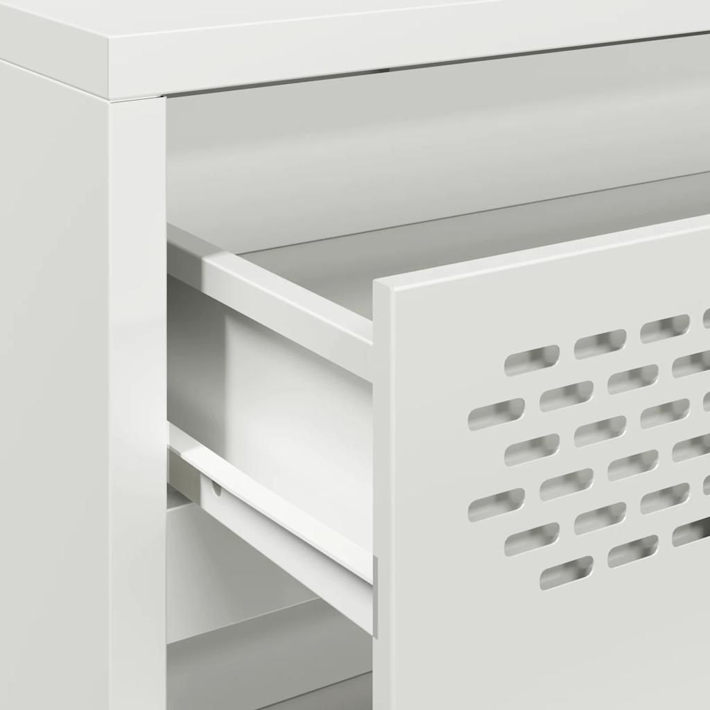 Buffet blanc 68x39x58,5 cm acier laminé à froid - XIOS