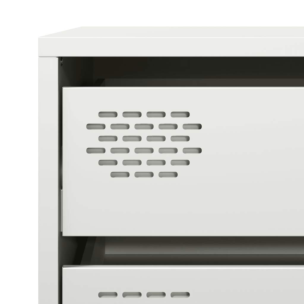 Buffet blanc 68x39x58,5 cm acier laminé à froid - XIOS