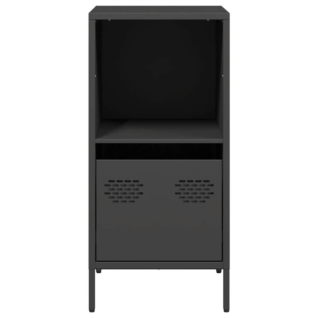 Buffet noir 35x39x73,5 cm acier laminé à froid - XIOS