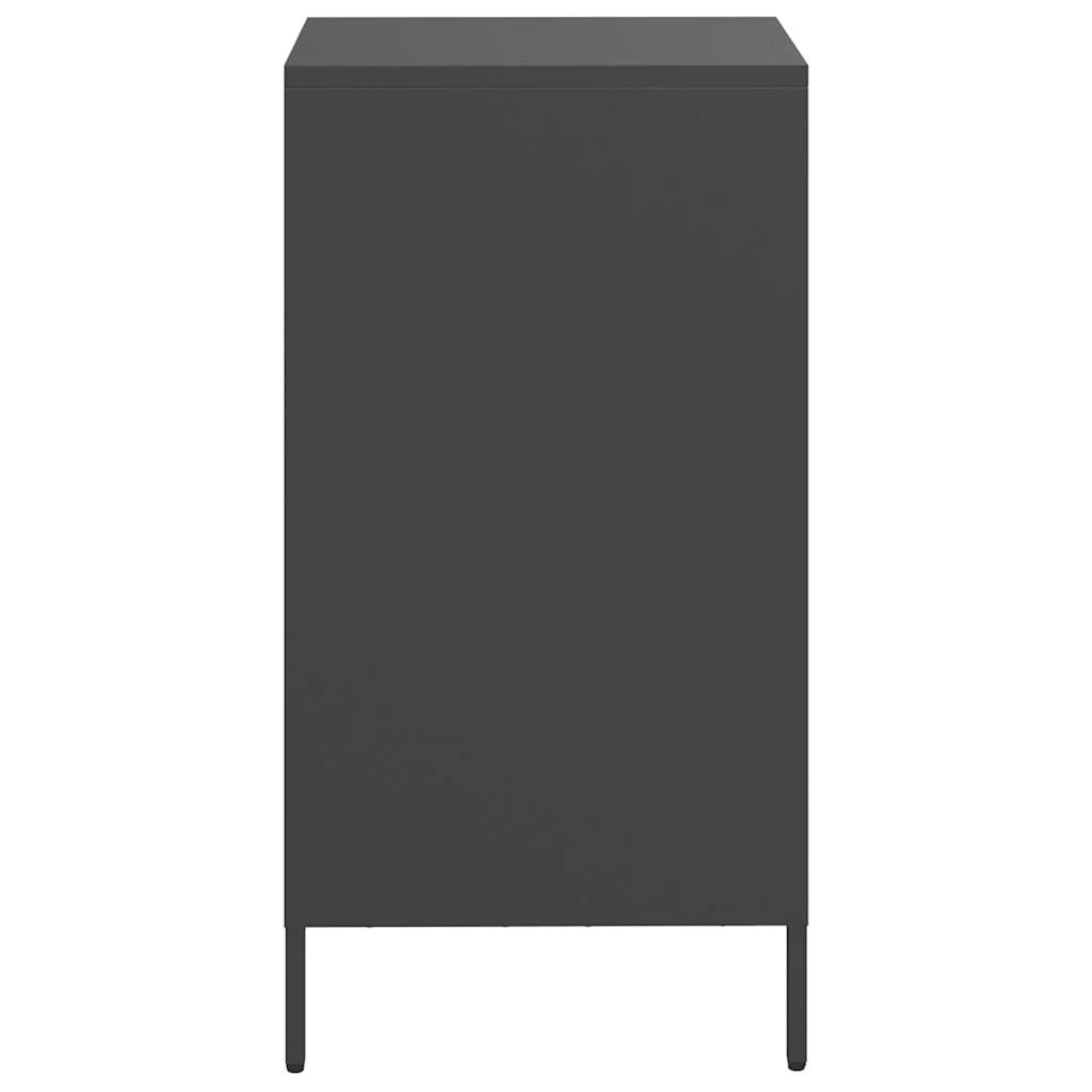 Buffet noir 35x39x73,5 cm acier laminé à froid - XIOS