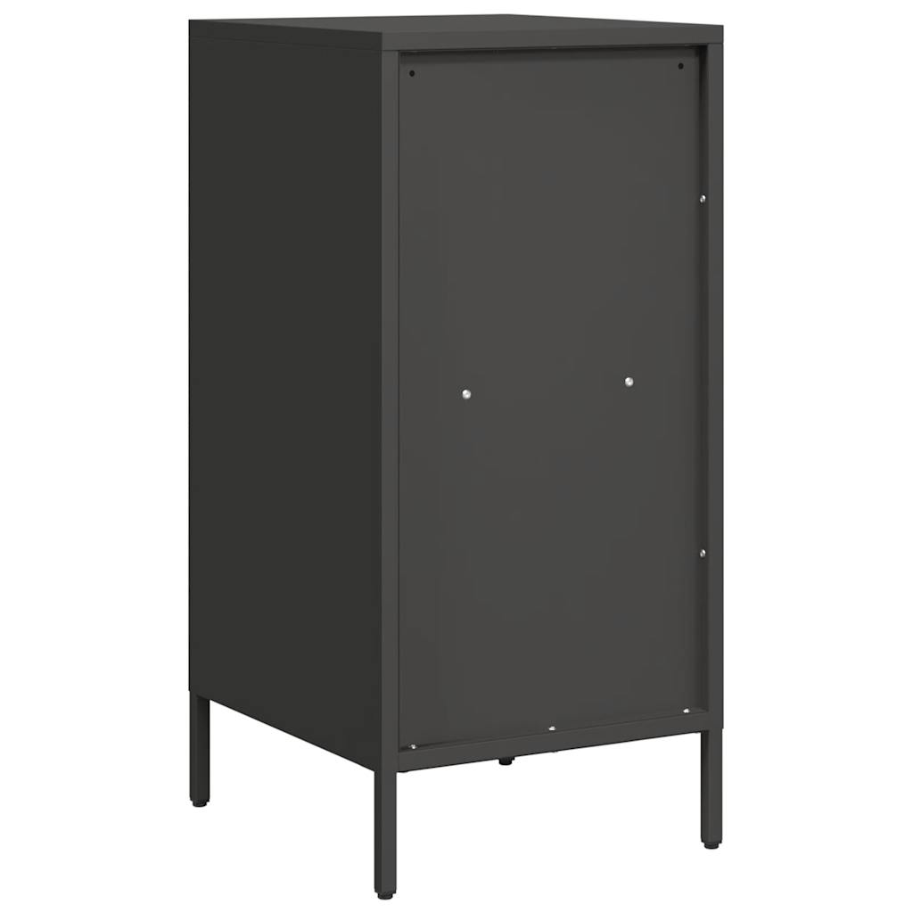 Buffet noir 35x39x73,5 cm acier laminé à froid - XIOS