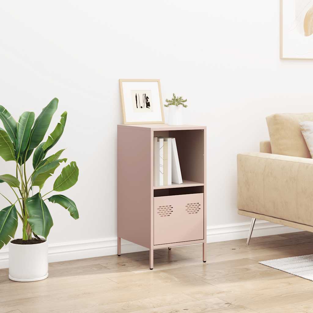 Buffet rose 35x39x73,5 cm acier laminé à froid - XIOS