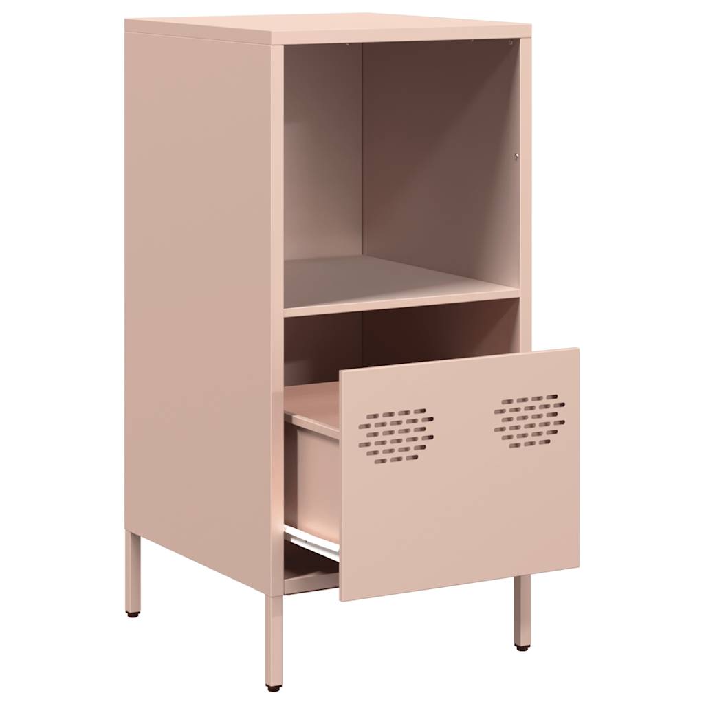Buffet rose 35x39x73,5 cm acier laminé à froid - XIOS