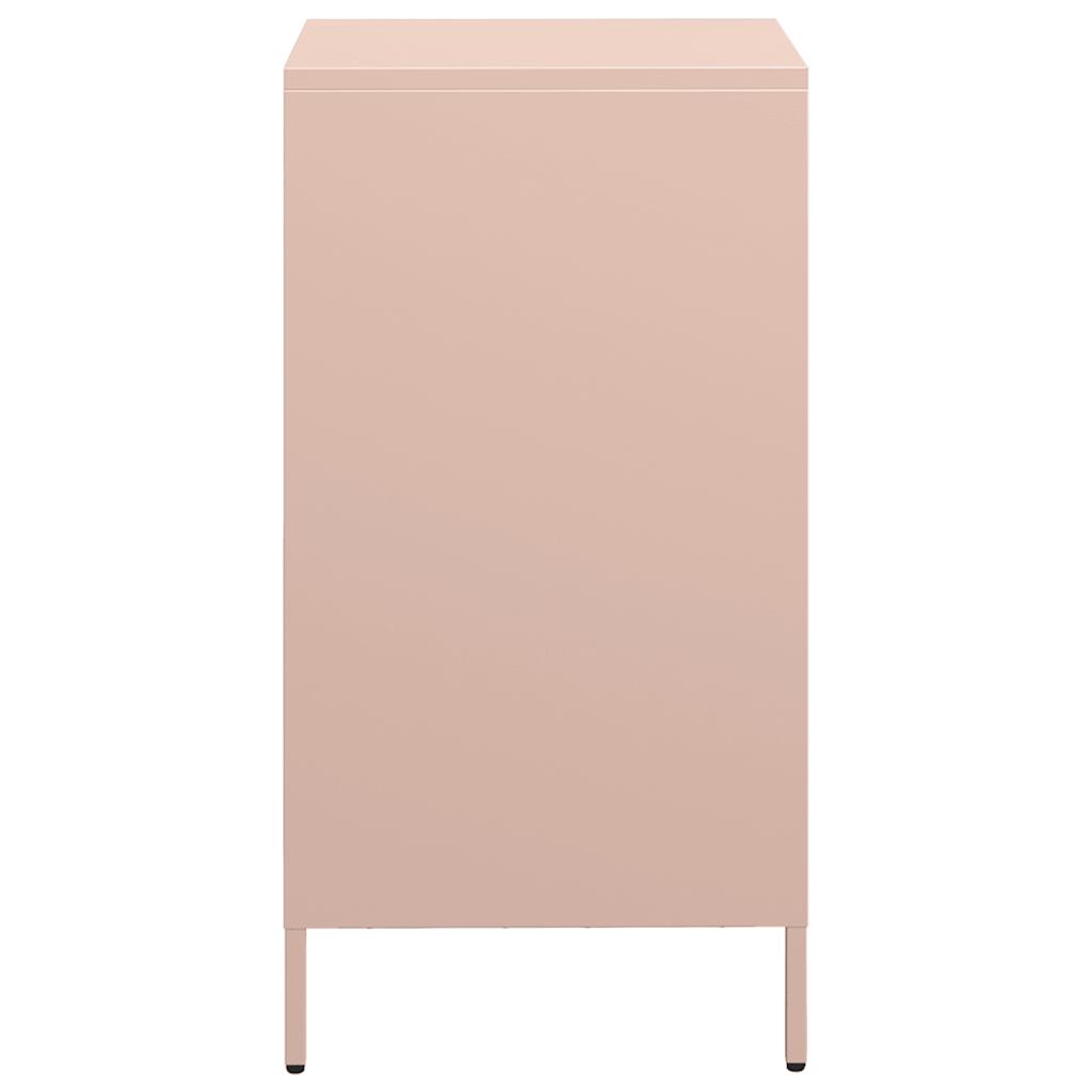 Buffet rose 35x39x73,5 cm acier laminé à froid - XIOS