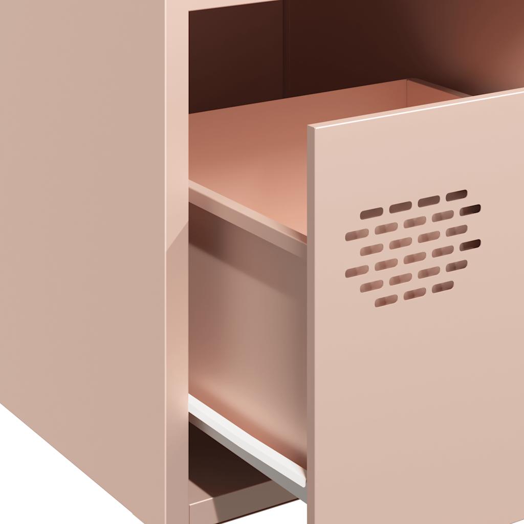 Buffet rose 35x39x73,5 cm acier laminé à froid - XIOS