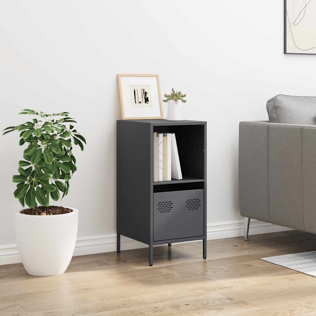Buffet anthracite 35x39x73,5 cm acier laminé à froid - XIOS