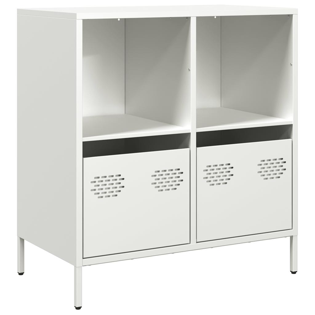 Buffet blanc 68x39x73,5 cm acier laminé à froid - XIOS