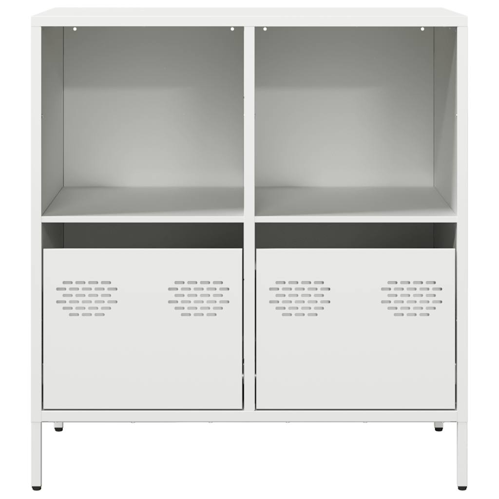 Buffet blanc 68x39x73,5 cm acier laminé à froid - XIOS