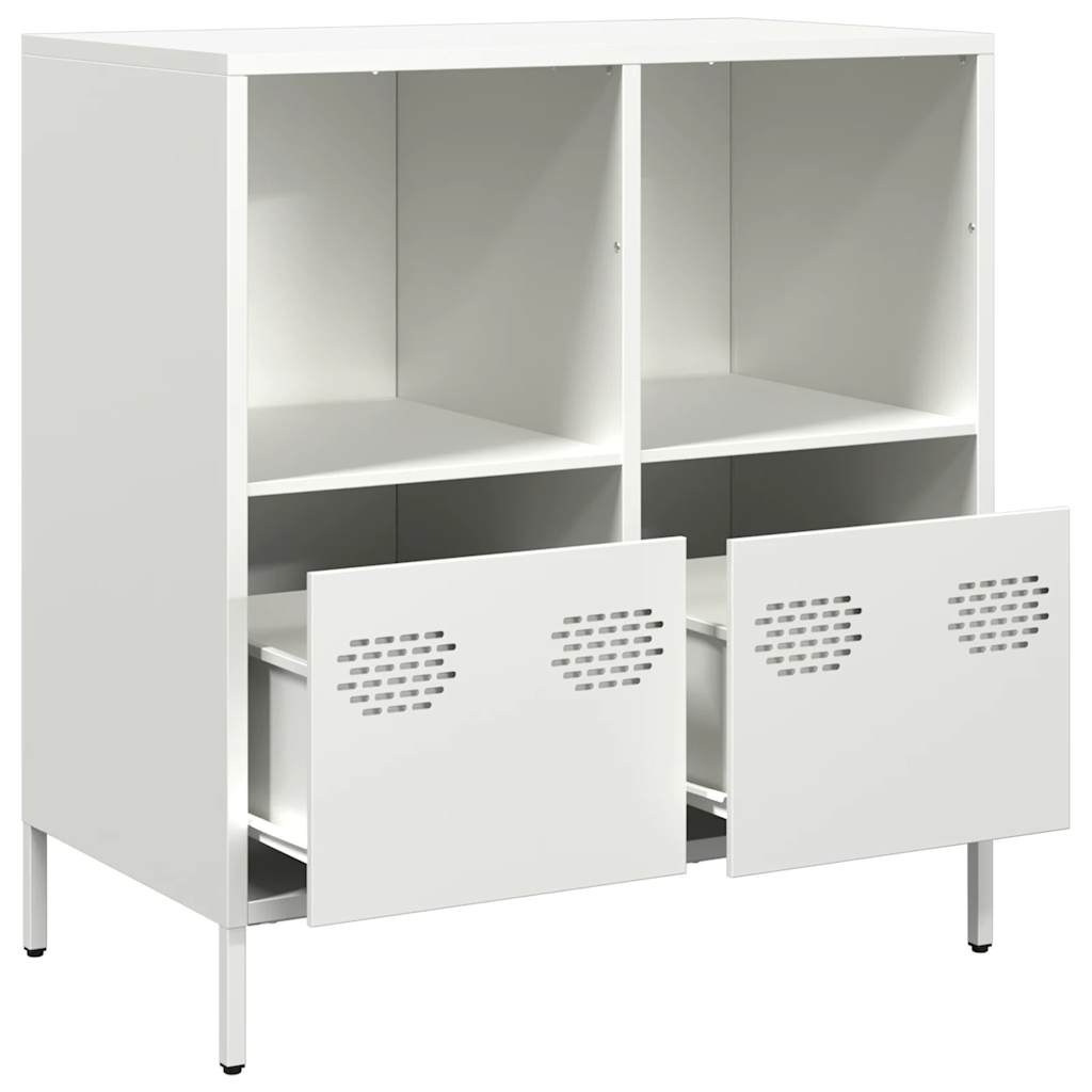 Buffet blanc 68x39x73,5 cm acier laminé à froid - XIOS