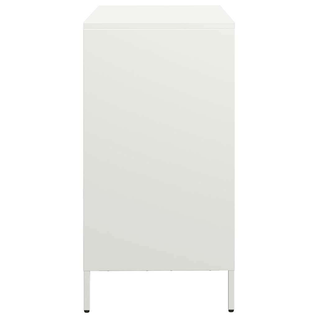 Buffet blanc 68x39x73,5 cm acier laminé à froid - XIOS