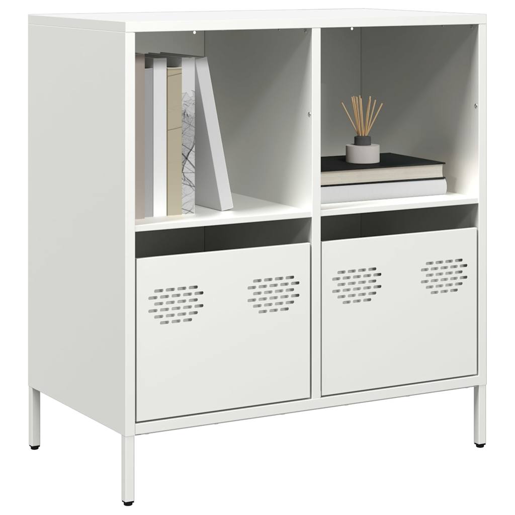 Buffet blanc 68x39x73,5 cm acier laminé à froid - XIOS