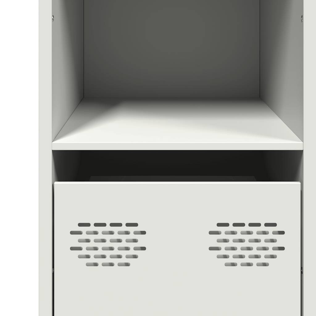 Buffet blanc 101,5x39x73,5 cm acier laminé à froid - XIOS
