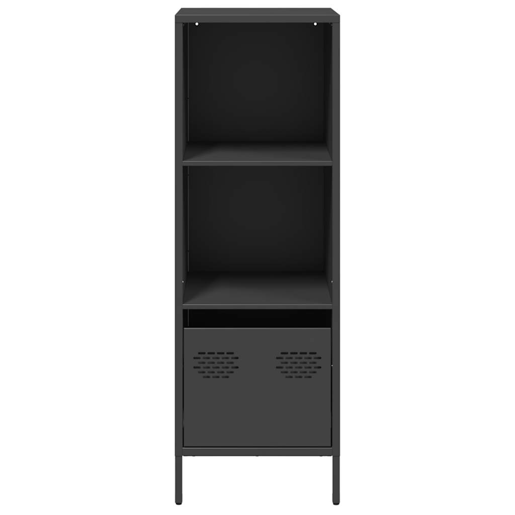 Buffet haut noir 35x39x103,5 cm acier - XIOS