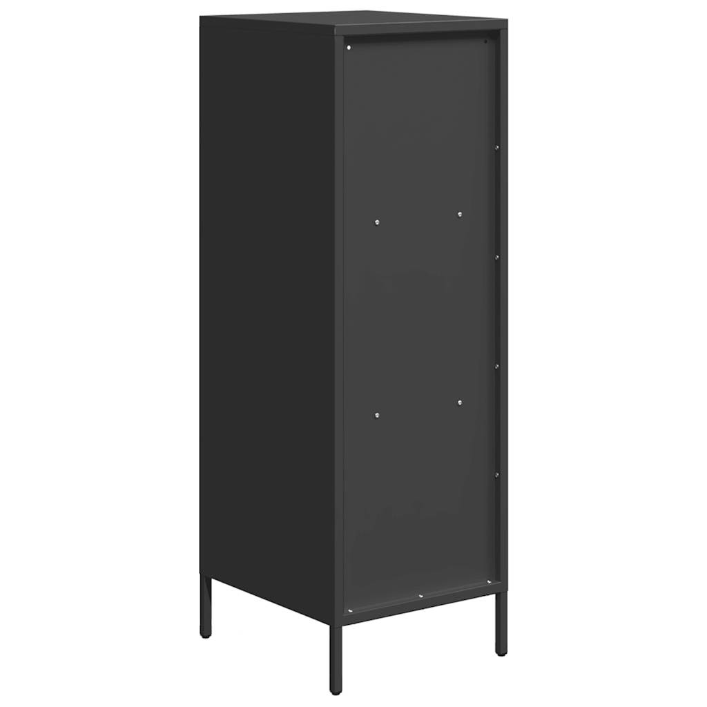 Buffet haut noir 35x39x103,5 cm acier - XIOS