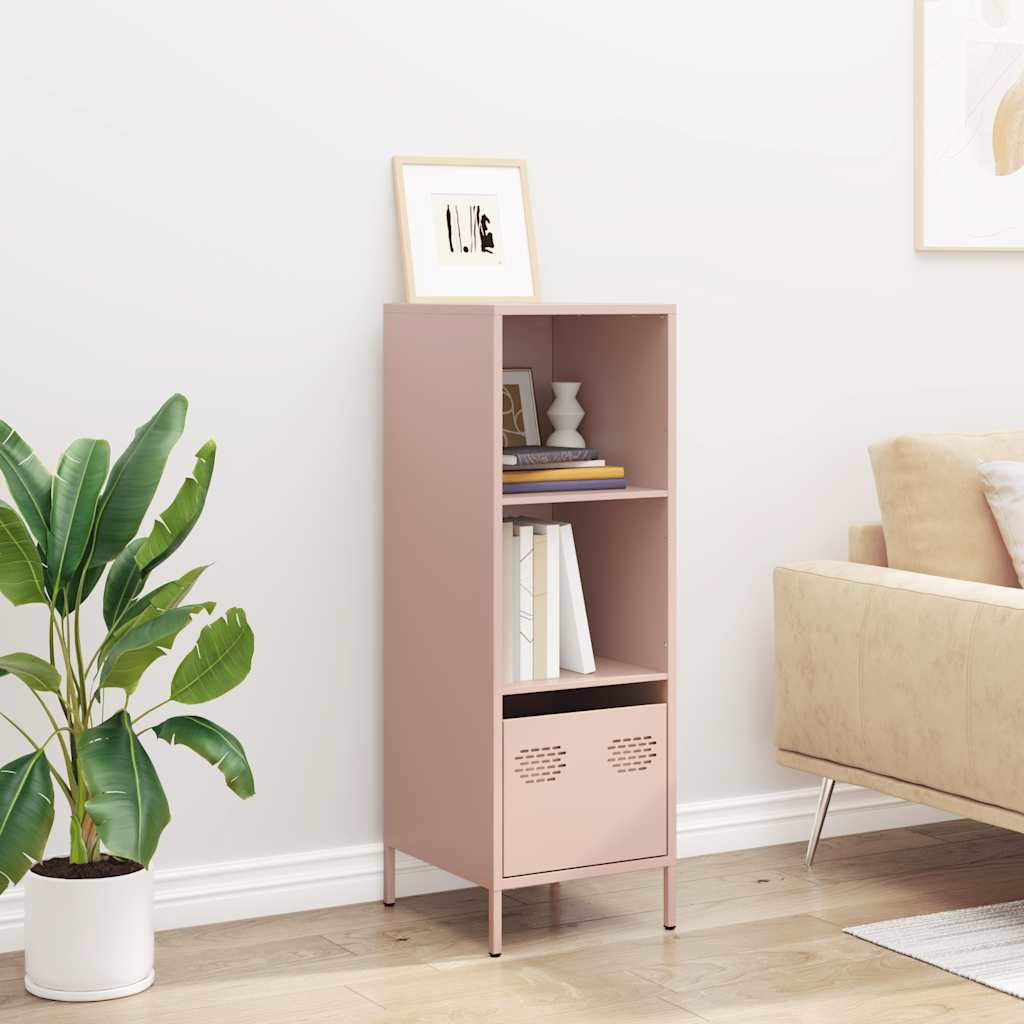 Buffet haut rose 35x39x103,5 cm acier - XIOS