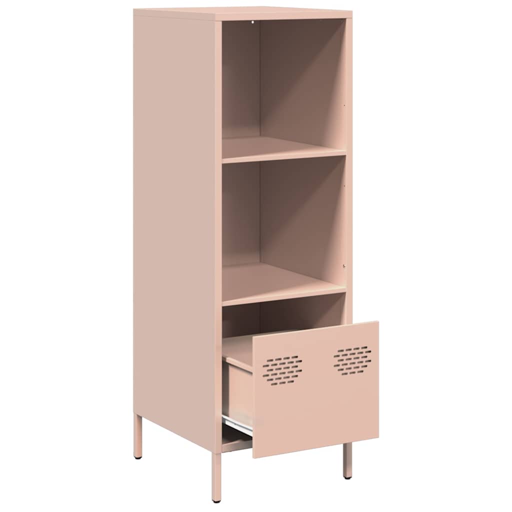 Buffet haut rose 35x39x103,5 cm acier - XIOS