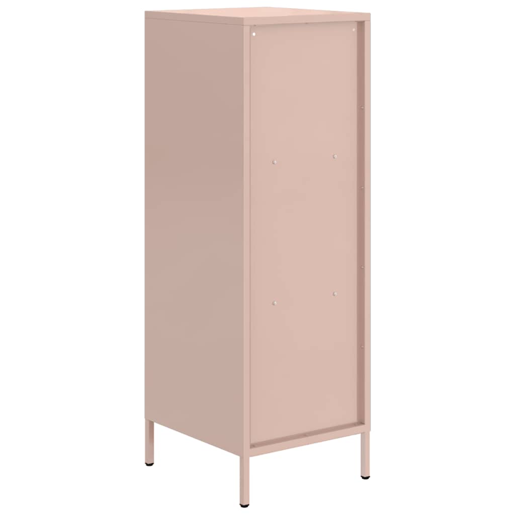 Buffet haut rose 35x39x103,5 cm acier - XIOS