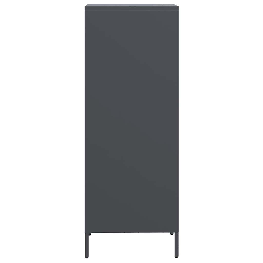 Buffet haut anthracite 35x39x103,5 cm acier - XIOS