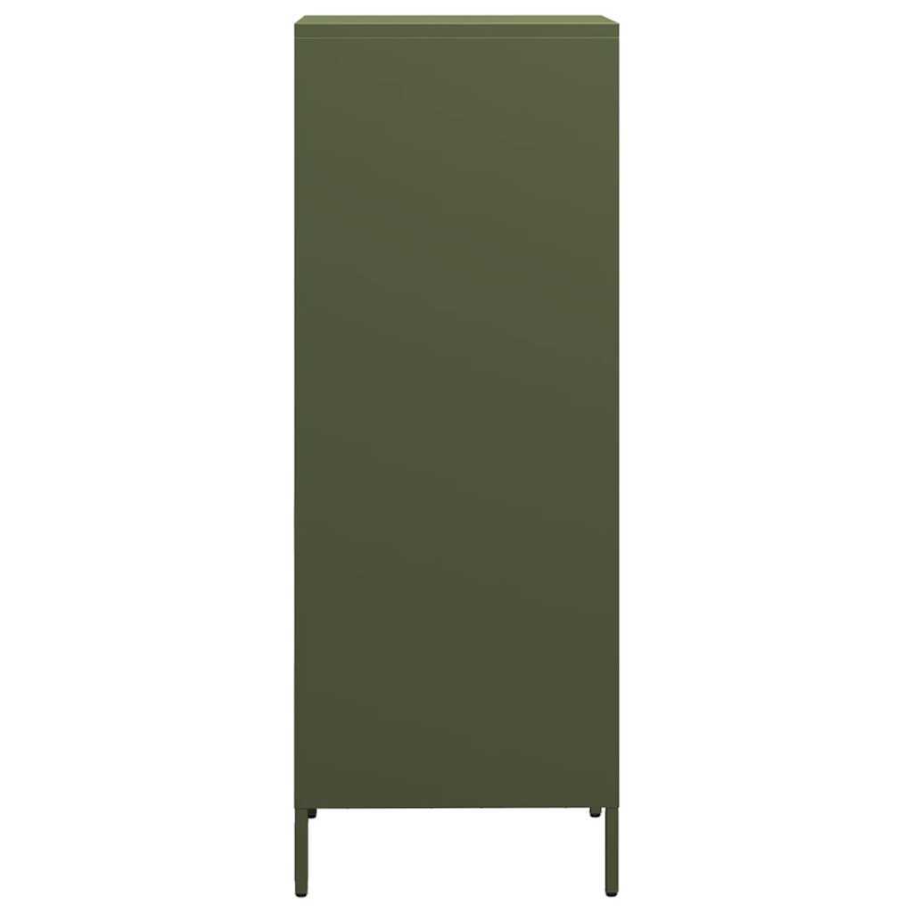 Buffet vert olive 35x39x103,5 cm acier - XIOS