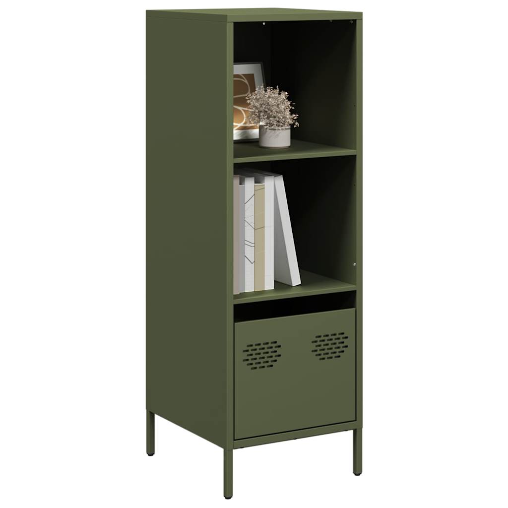 Buffet vert olive 35x39x103,5 cm acier - XIOS