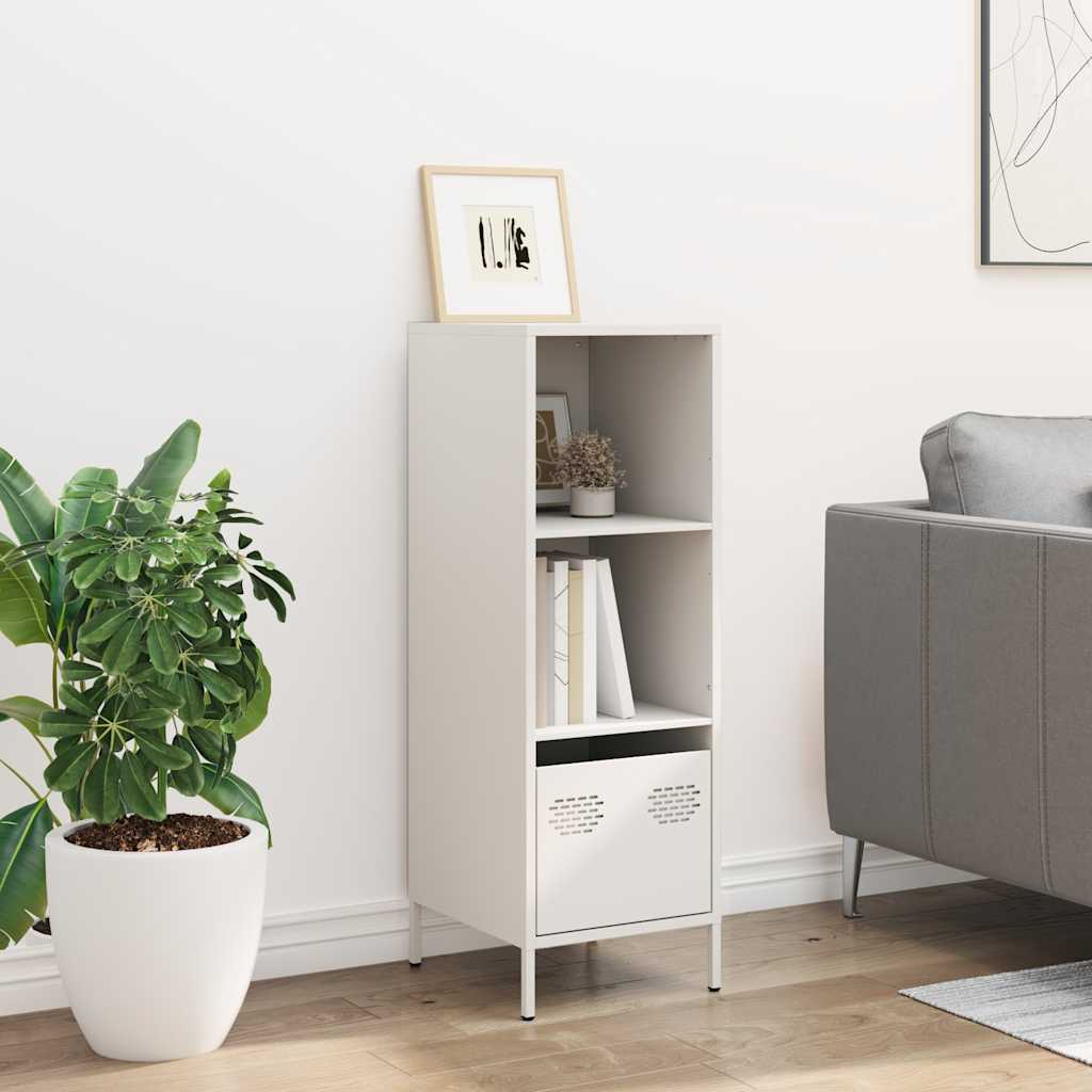 Buffet haut blanc 35x39x103,5 cm acier - XIOS