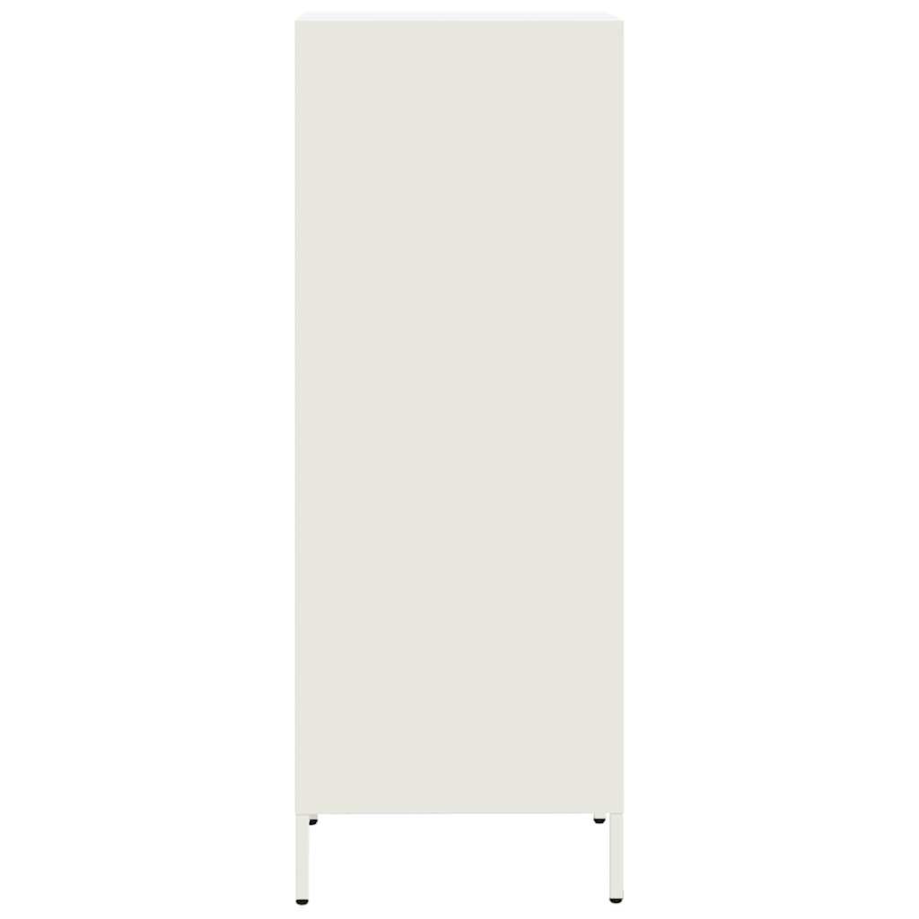 Buffet haut blanc 35x39x103,5 cm acier - XIOS