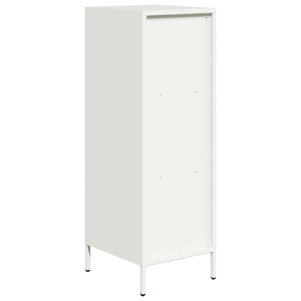 Buffet haut blanc 35x39x103,5 cm acier - XIOS