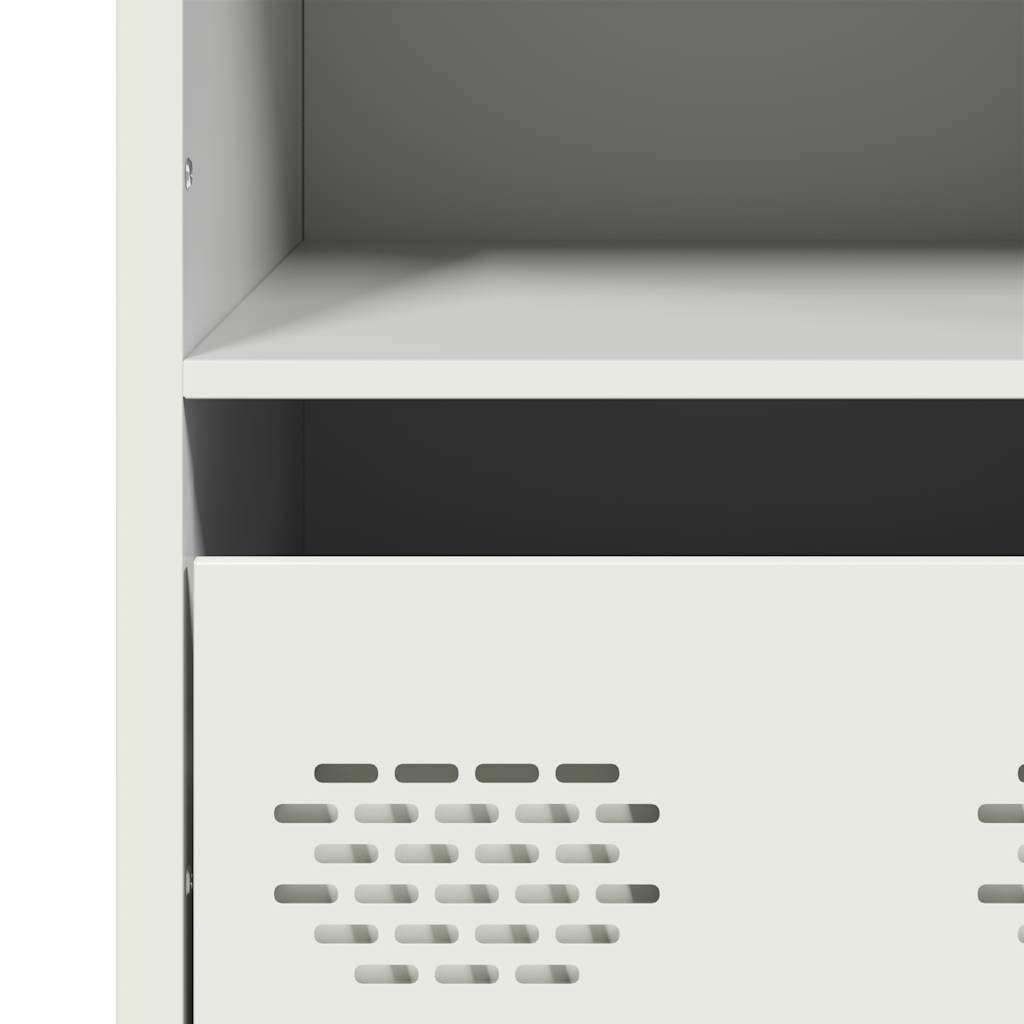 Buffet haut blanc 35x39x103,5 cm acier - XIOS