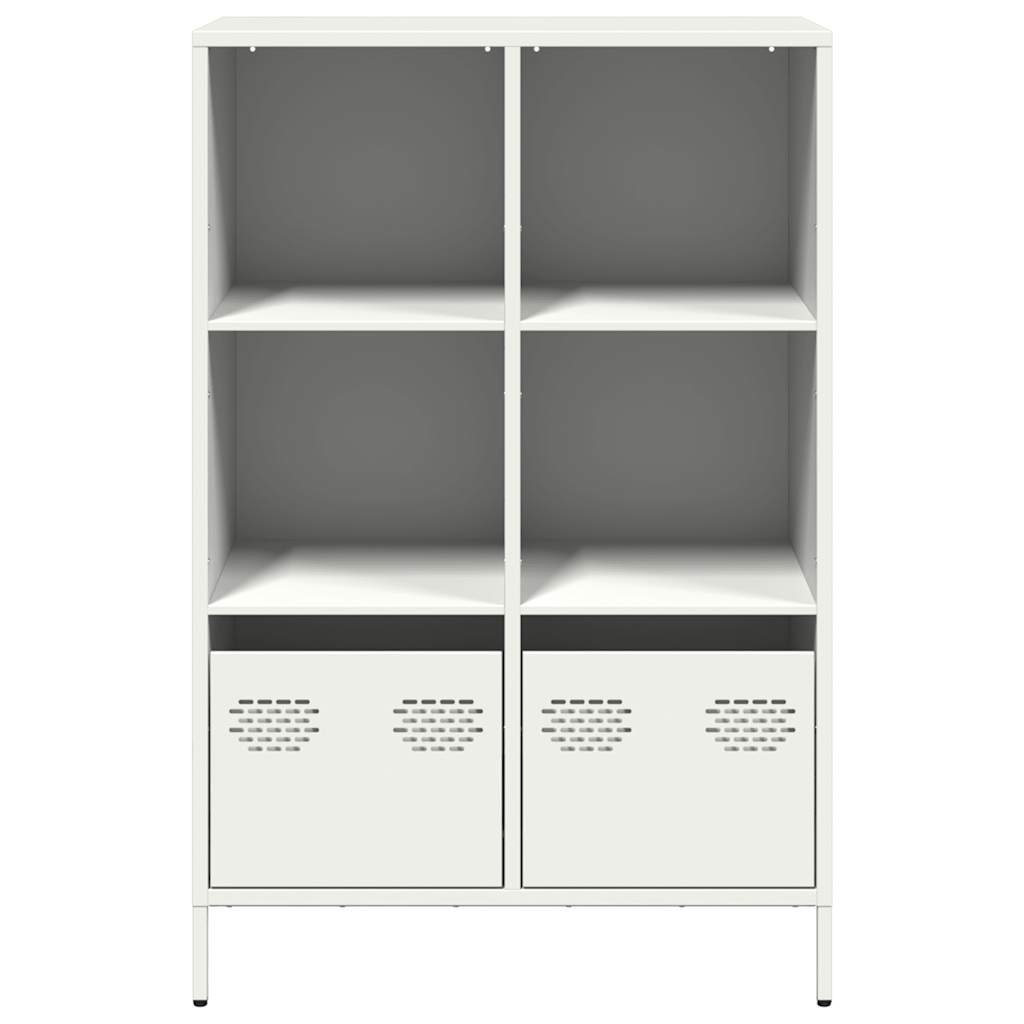 Buffet haut blanc 68x39x103,5 cm acier - XIOS