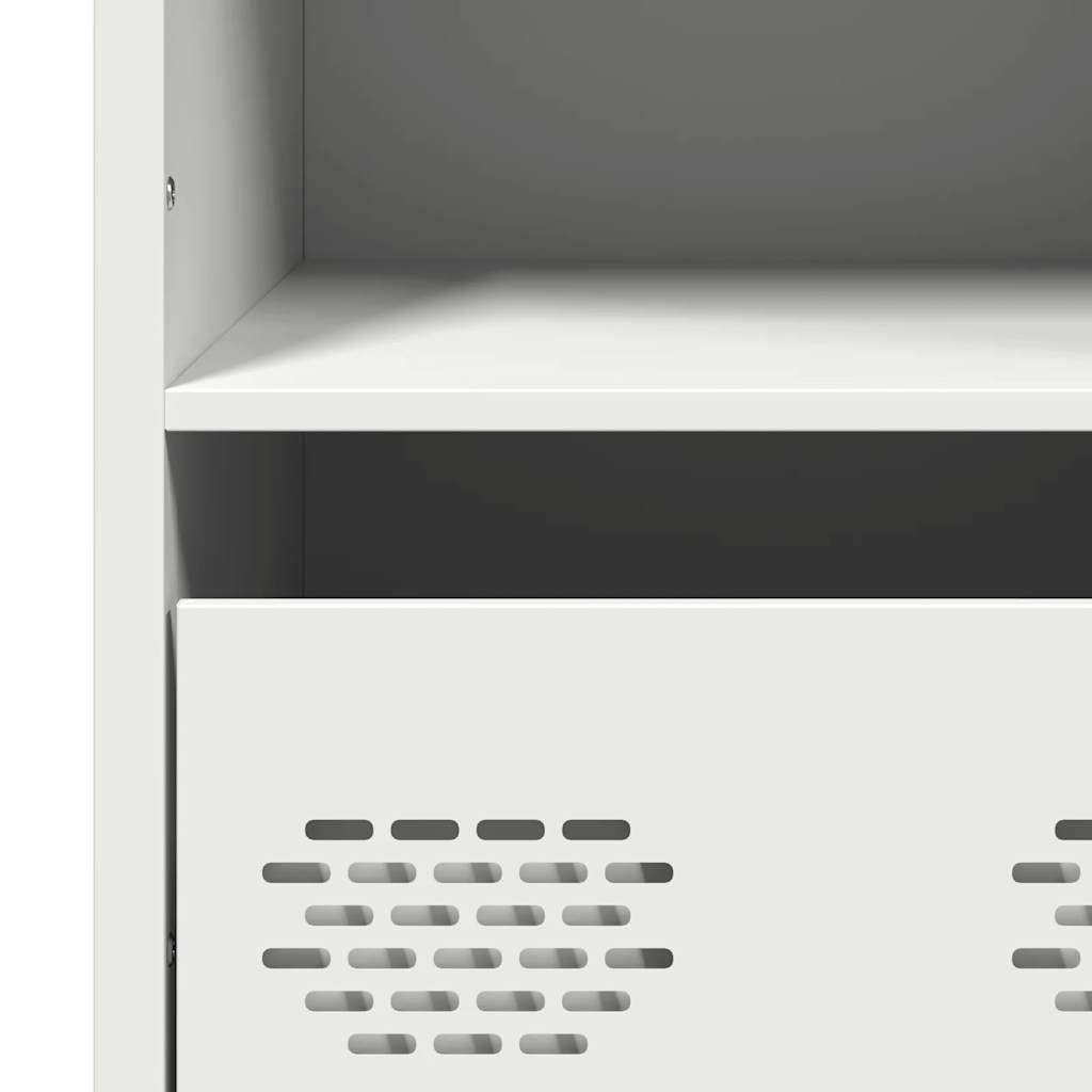 Buffet haut blanc 68x39x103,5 cm acier - XIOS
