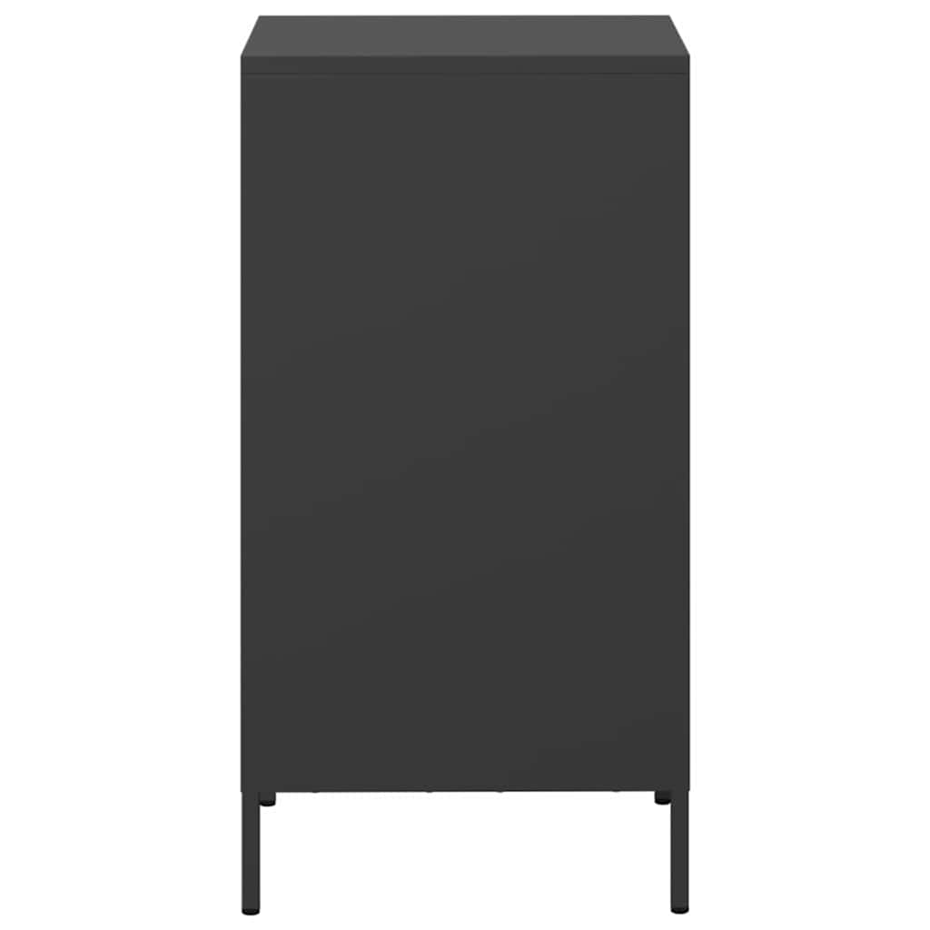 Buffet noir 35x39x73,5 cm acier laminé à froid - XIOS