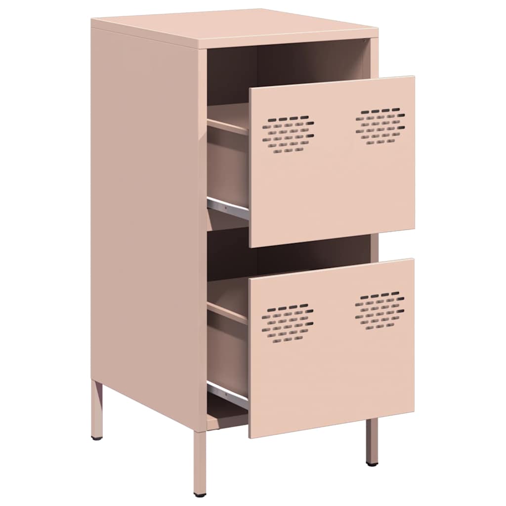 Buffet rose 35x39x73,5 cm acier laminé à froid - XIOS