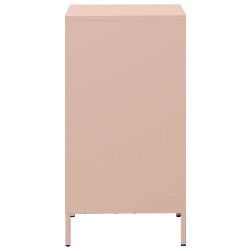 Buffet rose 35x39x73,5 cm acier laminé à froid - XIOS