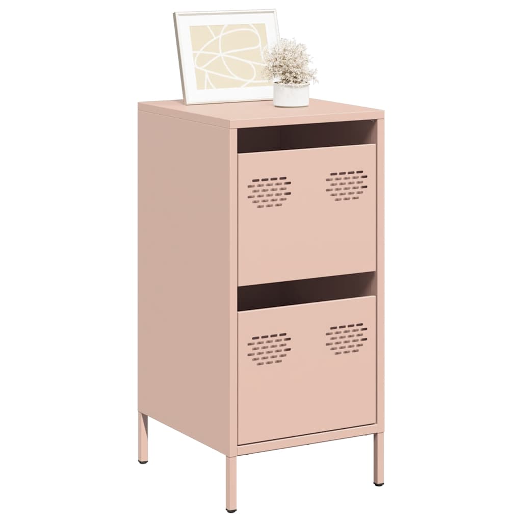 Buffet rose 35x39x73,5 cm acier laminé à froid - XIOS