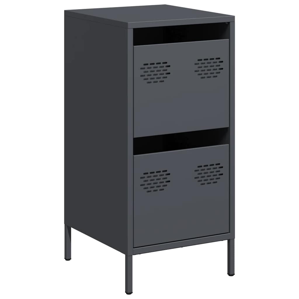 Buffet anthracite 35x39x73,5 cm acier laminé à froid - XIOS