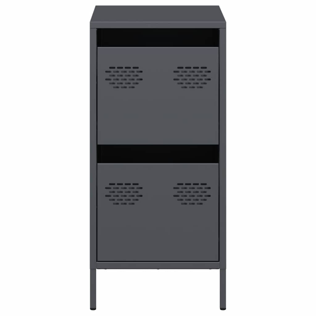 Buffet anthracite 35x39x73,5 cm acier laminé à froid - XIOS