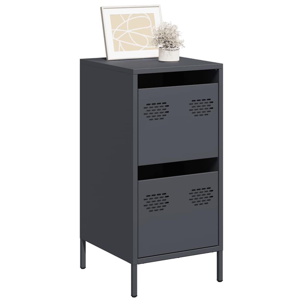 Buffet anthracite 35x39x73,5 cm acier laminé à froid - XIOS