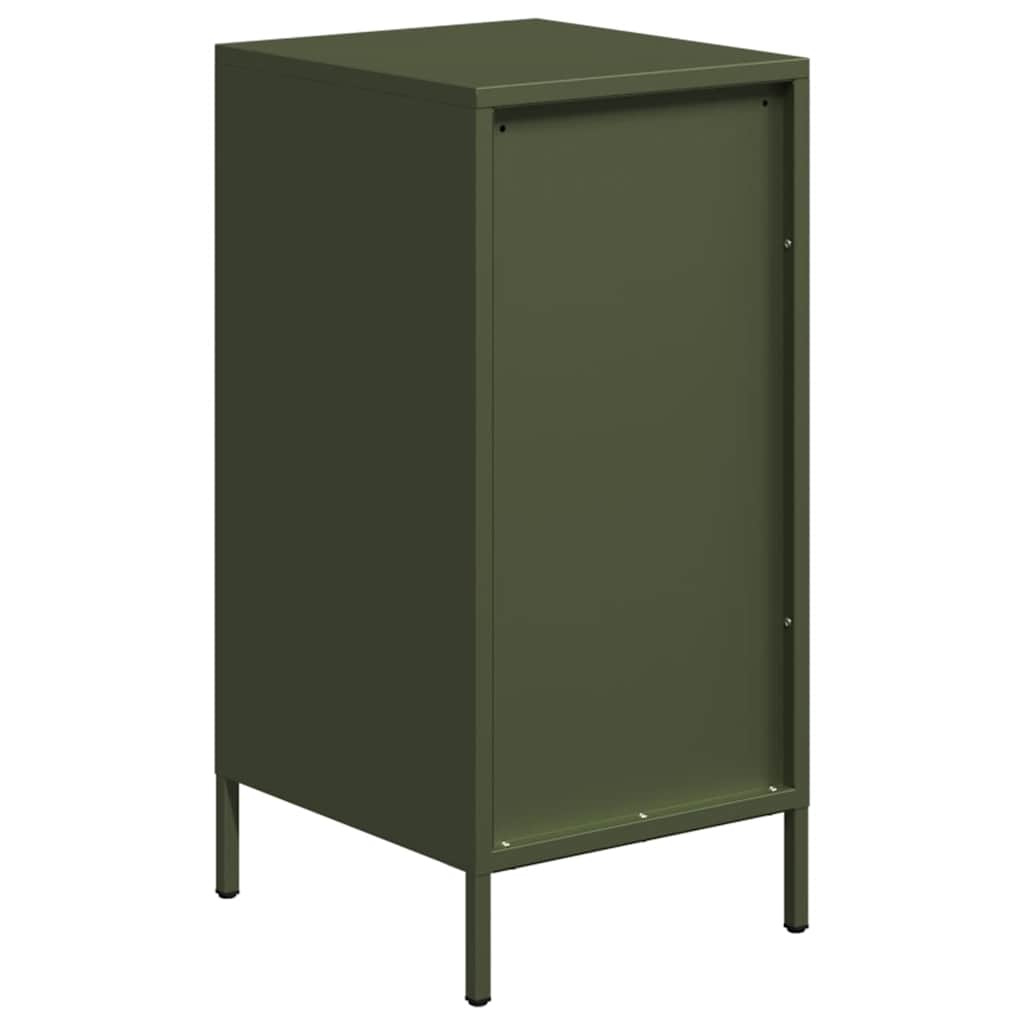 Buffet vert olive 35x39x73,5 cm acier laminé à froid - XIOS