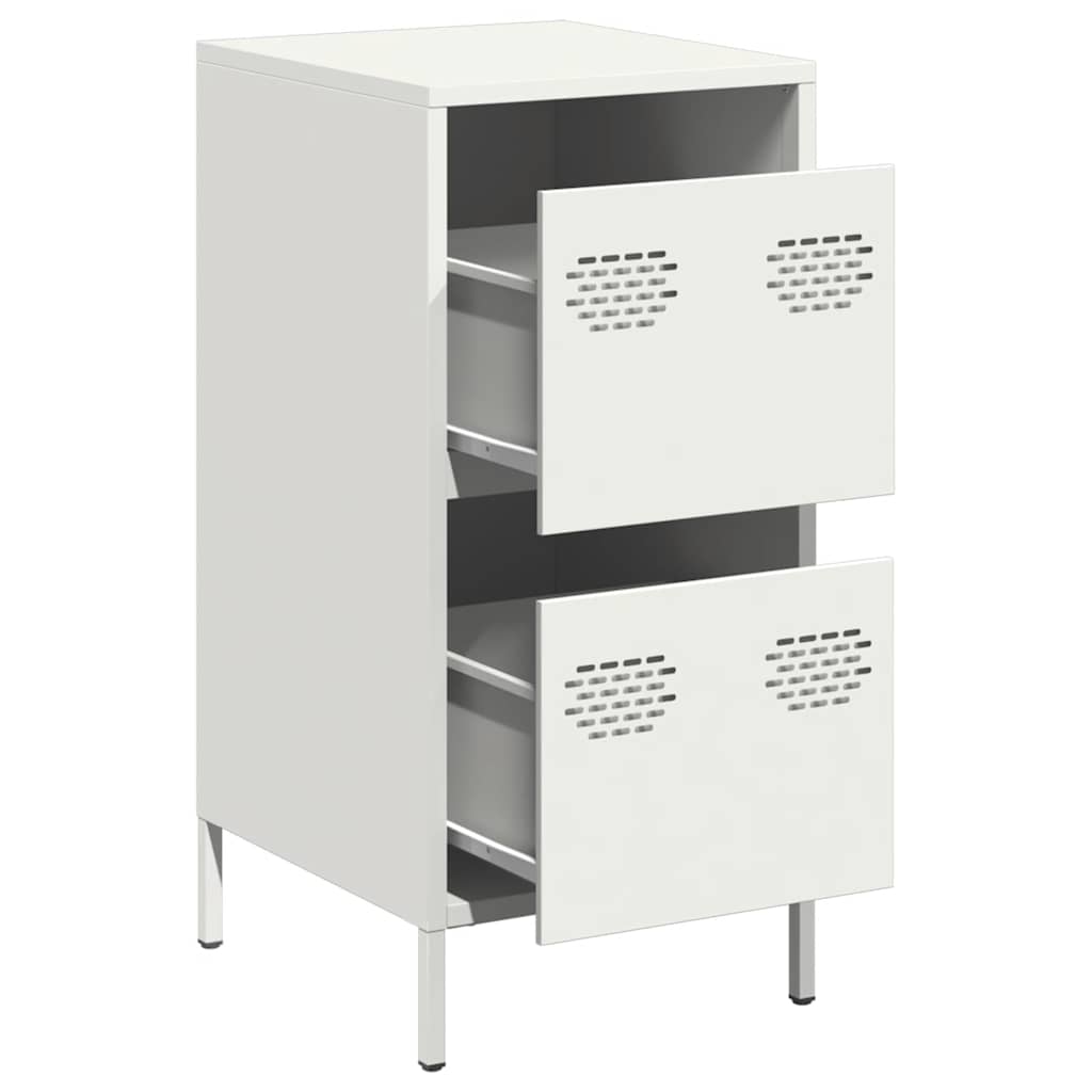 Buffet blanc 35x39x73,5 cm acier laminé à froid - XIOS