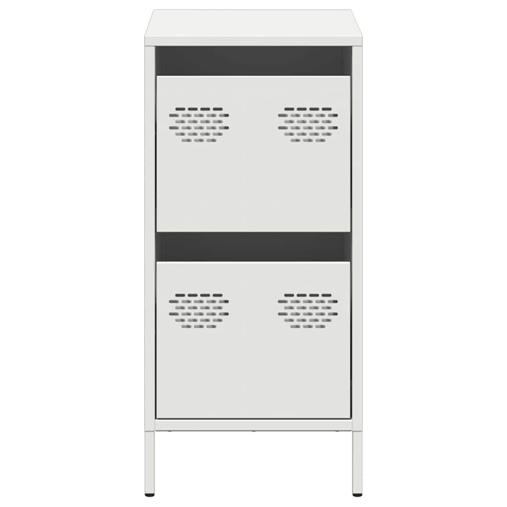 Buffet blanc 35x39x73,5 cm acier laminé à froid - XIOS