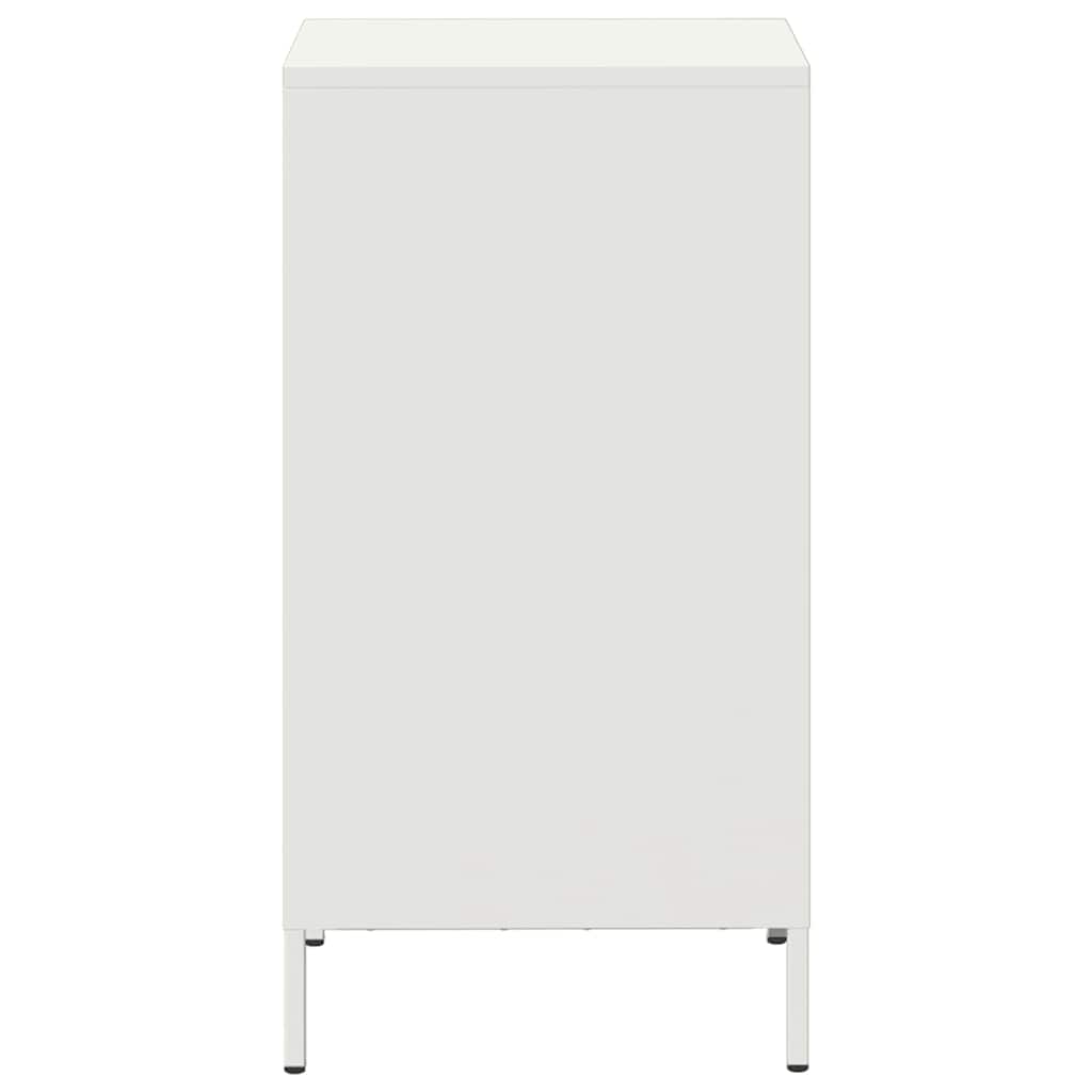 Buffet blanc 35x39x73,5 cm acier laminé à froid - XIOS