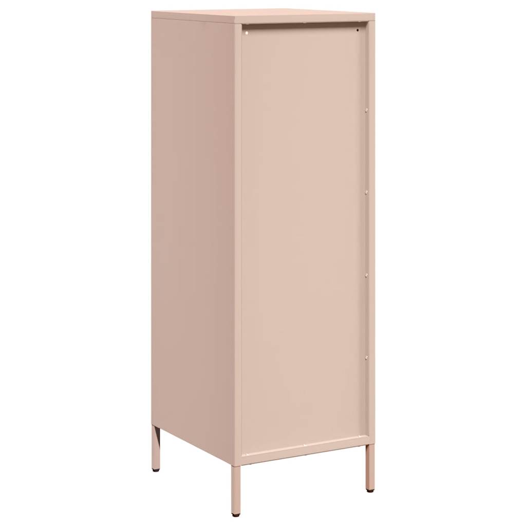 Buffet haut rose 39x35x103,5 cm acier - XIOS