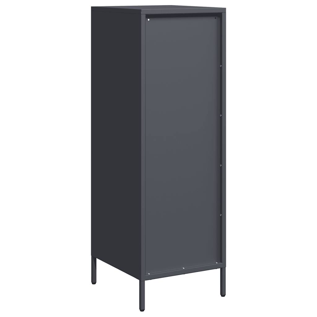 Buffet haut anthracite 39x35x103,5 cm acier - XIOS