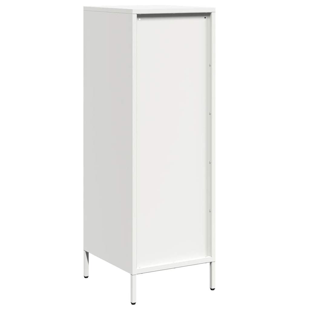 Buffet haut blanc 39x35x103,5 cm acier - XIOS