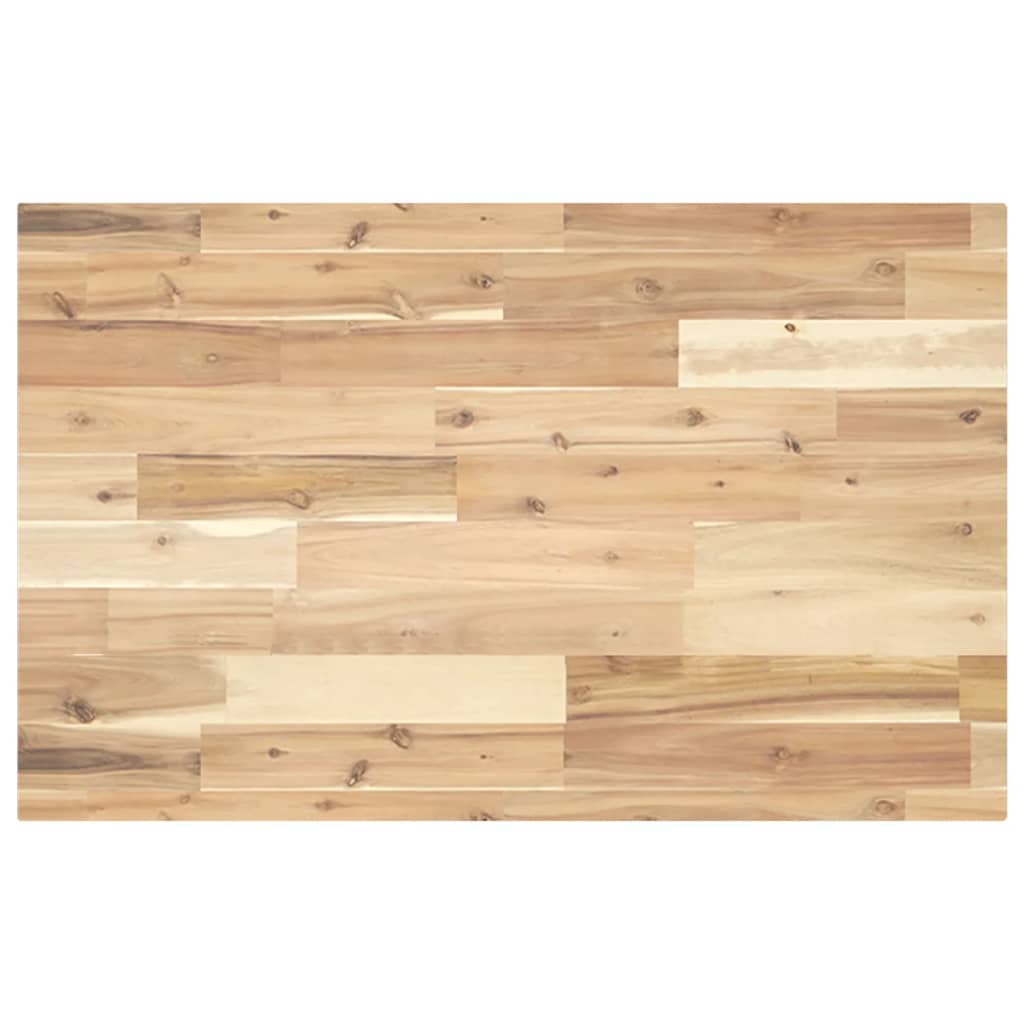 Étagère de vasque murale acier et bois massif d'acacia - XIOS