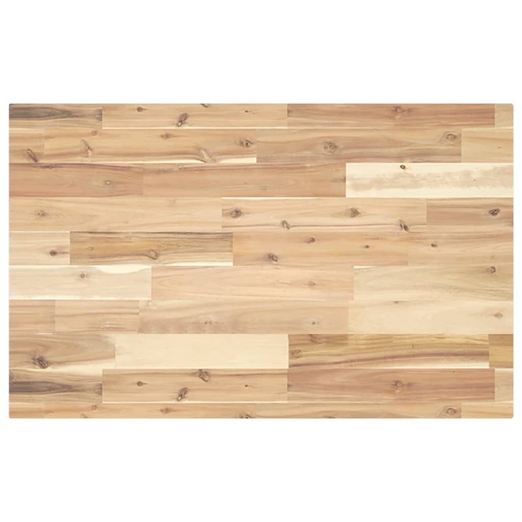 Étagère de vasque murale acier et bois massif d'acacia - XIOS