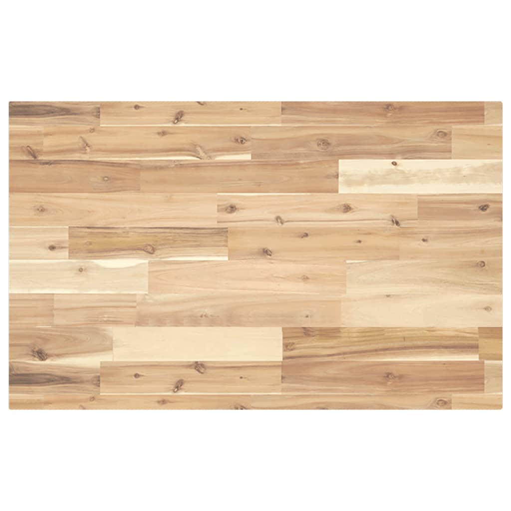 Étagère de vasque murale acier et bois massif d'acacia - XIOS