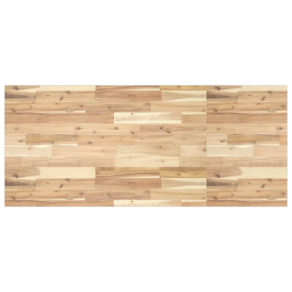 Étagère de vasque murale acier et bois massif d'acacia - XIOS