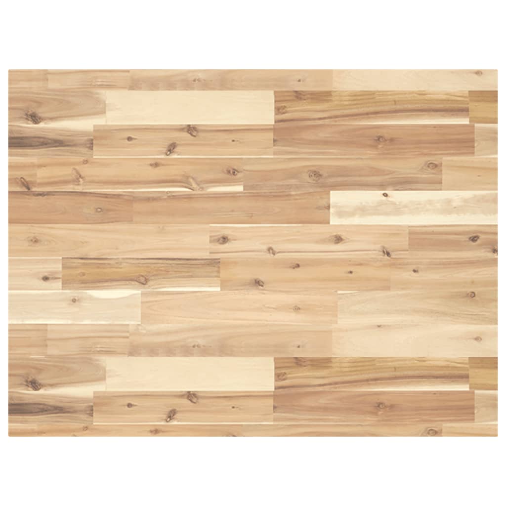 Étagère de vasque murale acier et bois massif d'acacia - XIOS